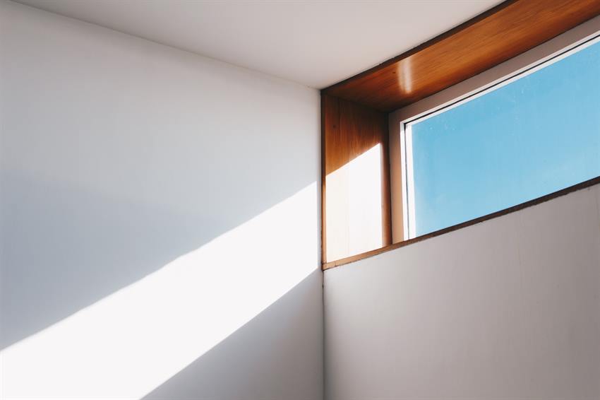 Open window in a man cave