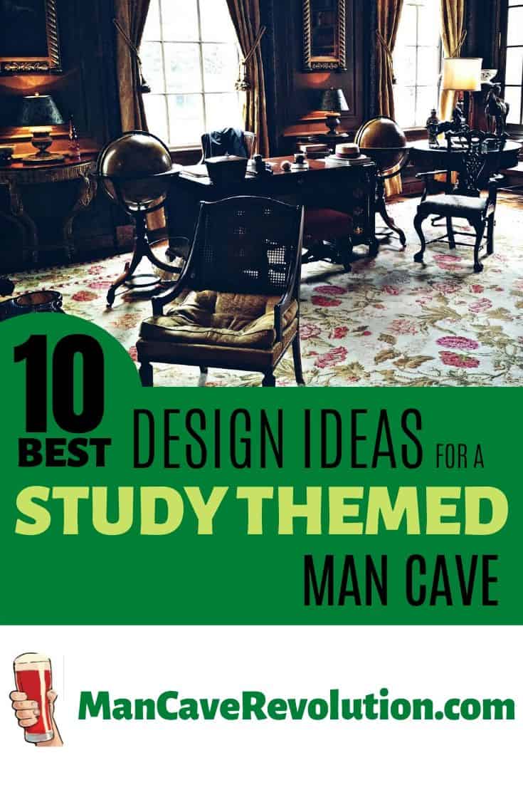 Study man cave design ideas