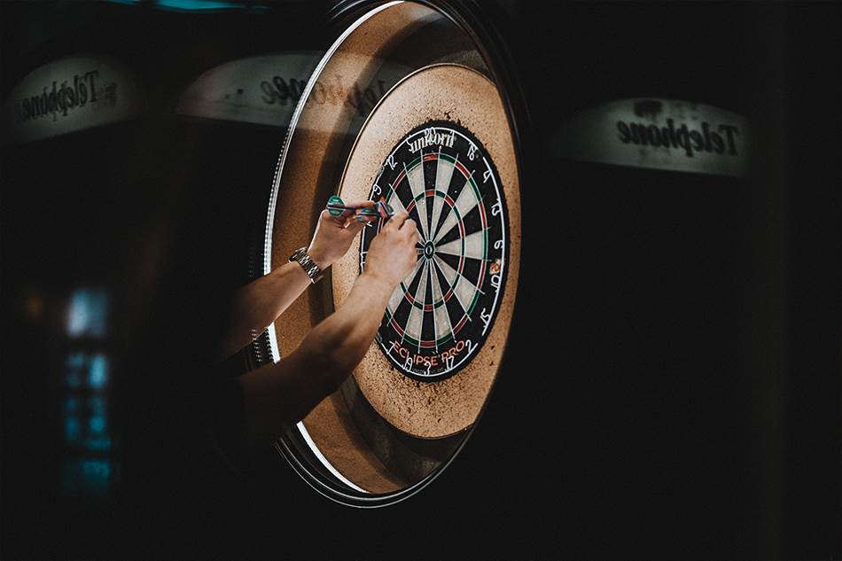 A dartboard for your man cave